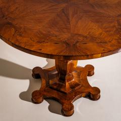 Biedermeier Walnut Tilt Top Center Table circa 1830 40 - 4702296