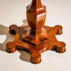 Biedermeier Walnut Tilt Top Center Table circa 1830 40 - 4702297