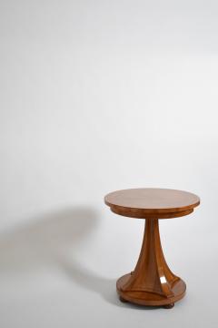 Biedermeier style pedestal table XIXth c  - 4695707