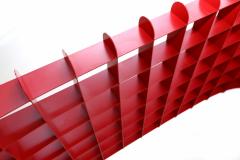 Bieke Hoet Red Lacquer Contemporary Table - 265602