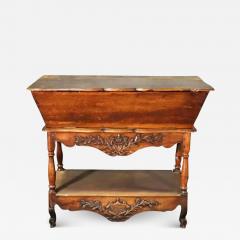 Big Antique French Country Dough Bin Table - 3663961