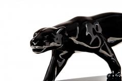 Big Art Deco Panther Black Lacquer France Paris circa 1940 - 1078168