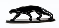 Big Art Deco Panther Black Lacquer France Paris circa 1940 - 1190334