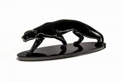 Big Art Deco Panther Black Lacquer France Paris circa 1940 - 1190336