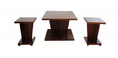 Big Art Deco Side Table Walnut Veneer France circa 1930 - 1021387