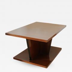 Big Art Deco Side Table Walnut Veneer France circa 1930 - 1022284