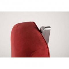 Bilhenry Walker Diamond Spine Chair in Aluminum and Fabric by Sculptor BilHenry Walker - 2124621