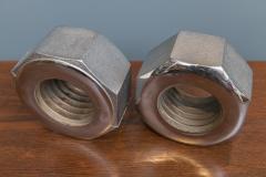 Bill Curry Bill Curry Design Line Nut Bookends Steel Signed California USA 1970s - 1173754