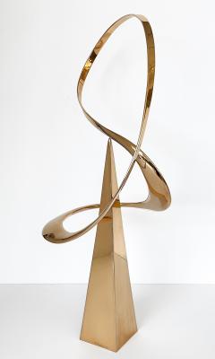 Bill Keating Bill Keating Large Bronze Kinetic Abstract Sculpture - 3242095