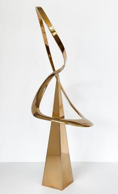 Bill Keating Bill Keating Large Bronze Kinetic Abstract Sculpture - 3242096