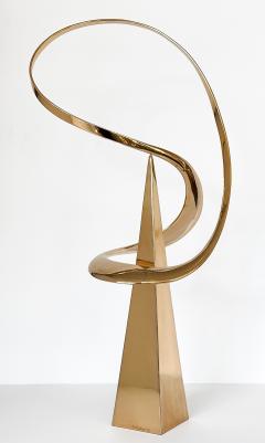 Bill Keating Bill Keating Large Bronze Kinetic Abstract Sculpture - 3242104