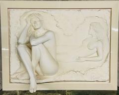 Bill Mack 3D Figural Wall Sculpture Reflection Monumental in Size Nude - 2558317