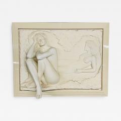 Bill Mack 3D Figural Wall Sculpture Reflection Monumental in Size Nude - 2561520