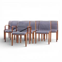 Bill Stephens Bill Stephens for Knoll Mid Century Bentwood Dining Chairs Set of 8 - 4472884
