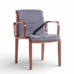 Bill Stephens Bill Stephens for Knoll Mid Century Bentwood Dining Chairs Set of 8 - 4472890