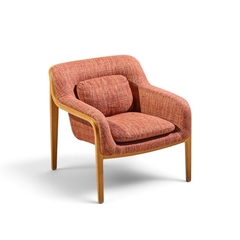 Bill Stephens Bill Stephens for Knoll Model 1315 Mid Century Bentwood Lounge Chairs Pair - 4740926