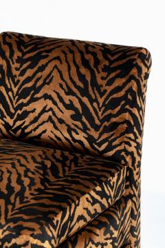 Billy Baldwin Billy Baldwin Style Hollywood Regency Slipper Chairs in Tiger Velvet - 4089586