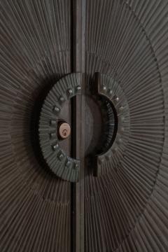 Billy Joe McCarroll and David Gillespie Bronze Brutalist Heroic Sunburst Doors - 3842414