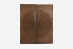 Billy Joe McCarroll and David Gillespie Bronze Brutalist Heroic Sunburst Doors - 3842419