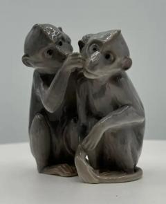 Bing Grondahl porcelain Monkey Figurines - 3808121