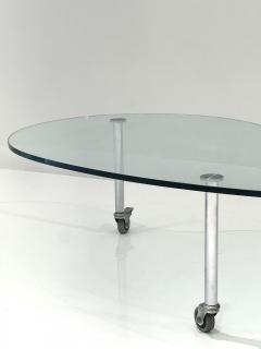 Biomorphic Glass Top Coffee Table - 3000673