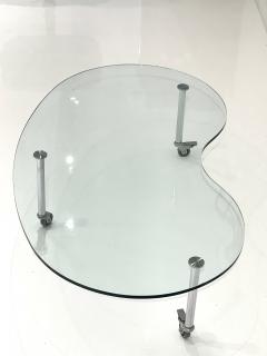 Biomorphic Glass Top Coffee Table - 3000674