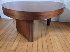 Biomorphic Mahogany Coffee Table North Shore Massachusetts c 1948 Studio - 4570823