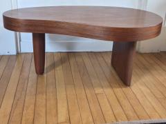 Biomorphic Mahogany Coffee Table North Shore Massachusetts c 1948 Studio - 4570825
