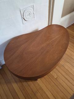 Biomorphic Mahogany Coffee Table North Shore Massachusetts c 1948 Studio - 4570828