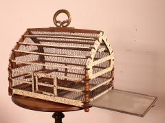 Bird Cage In Bone And Wood 19 Century - 2223548