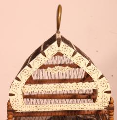 Bird Cage In Bone And Wood 19 Century - 2223551