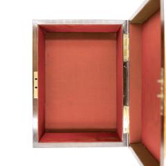 Bird s Eye Maple Box with Tumbling Block Inlays English Circa 1830 - 4453453