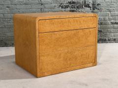 Birdseye Maple Waterfall Night Stand End Table 1970 - 3203488