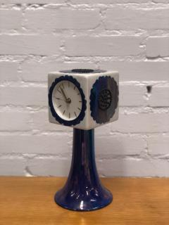 Birger Kaipiainen Birger Kaipiainen Decorative Ceramic Table Clock Flower and Beeds Arabia 1970s - 4125424