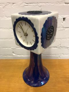 Birger Kaipiainen Birger Kaipiainen Decorative Ceramic Table Clock Flower and Beeds Arabia 1970s - 4125425