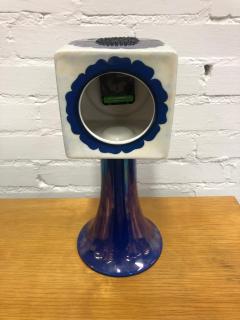 Birger Kaipiainen Birger Kaipiainen Decorative Ceramic Table Clock Flower and Beeds Arabia 1970s - 4125429