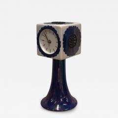 Birger Kaipiainen Birger Kaipiainen Decorative Ceramic Table Clock Flower and Beeds Arabia 1970s - 4130660