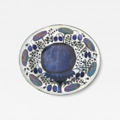 Birger Kaipiainen Birger Kaipiainen Very Large Ceramic Plate Plums and Berries Arabia 1970s - 4306334
