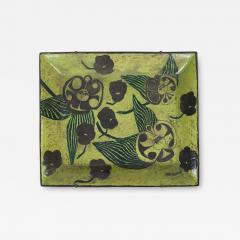 Birger Kaipiainen Large Surreal Green Garden Birger Kaipiainen Faience Wall Relief R rstrand 1950s - 4633780