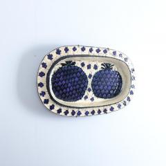 Birger Kaipiainen Unique Birger Kaipiainen Decorative Ananas 4 leaf Clover Dish Arabia 1960s - 4423421