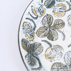 Birger Kaipiainen Unique Birger Kaipiainen Lucky Dish Four Leaf Clover Arabia 1970s - 4304955