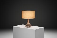 Birte Vedel Howard Glazed Stoneware Table Lamp by Birte Vedel Howard Denmark ca 1960s - 4739860