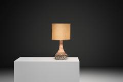 Birte Vedel Howard Glazed Stoneware Table Lamp by Birte Vedel Howard Denmark ca 1960s - 4739975