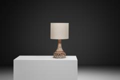 Birte Vedel Howard Glazed Stoneware Table Lamp by Birte Vedel Howard Denmark ca 1960s - 4739976