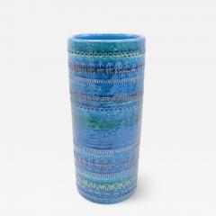 Bitossi Blue Glazed Ceramic Vase - 2847876