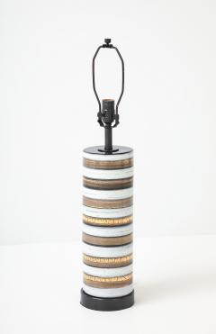 Bitossi White Gold Striped Lamp - 4807534