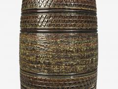 Bitossi attr Monumental Table Lamp Green Glazed Ceramic Italy 1960s - 4646596