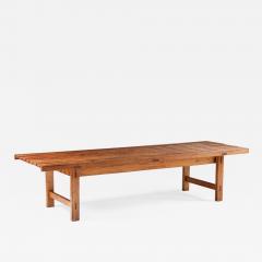 Bj rnums M belfabriker Swedish Bench or Side Table in Oak by Hugo Svensson - 850136