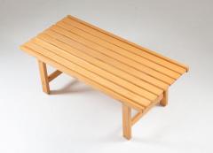 Bj rnums M belfabriker Swedish Midcentury Bench in Oak by Hugo Svensson 1960s - 1353725