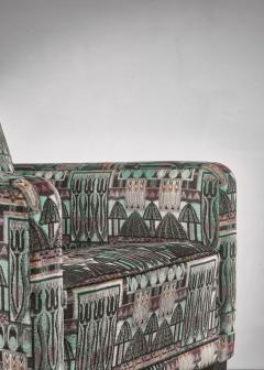 Bjorn Tragardh Bj rn Tr g rdh pair of club chairs with original Art Nouveau upholstery 1930s - 894003